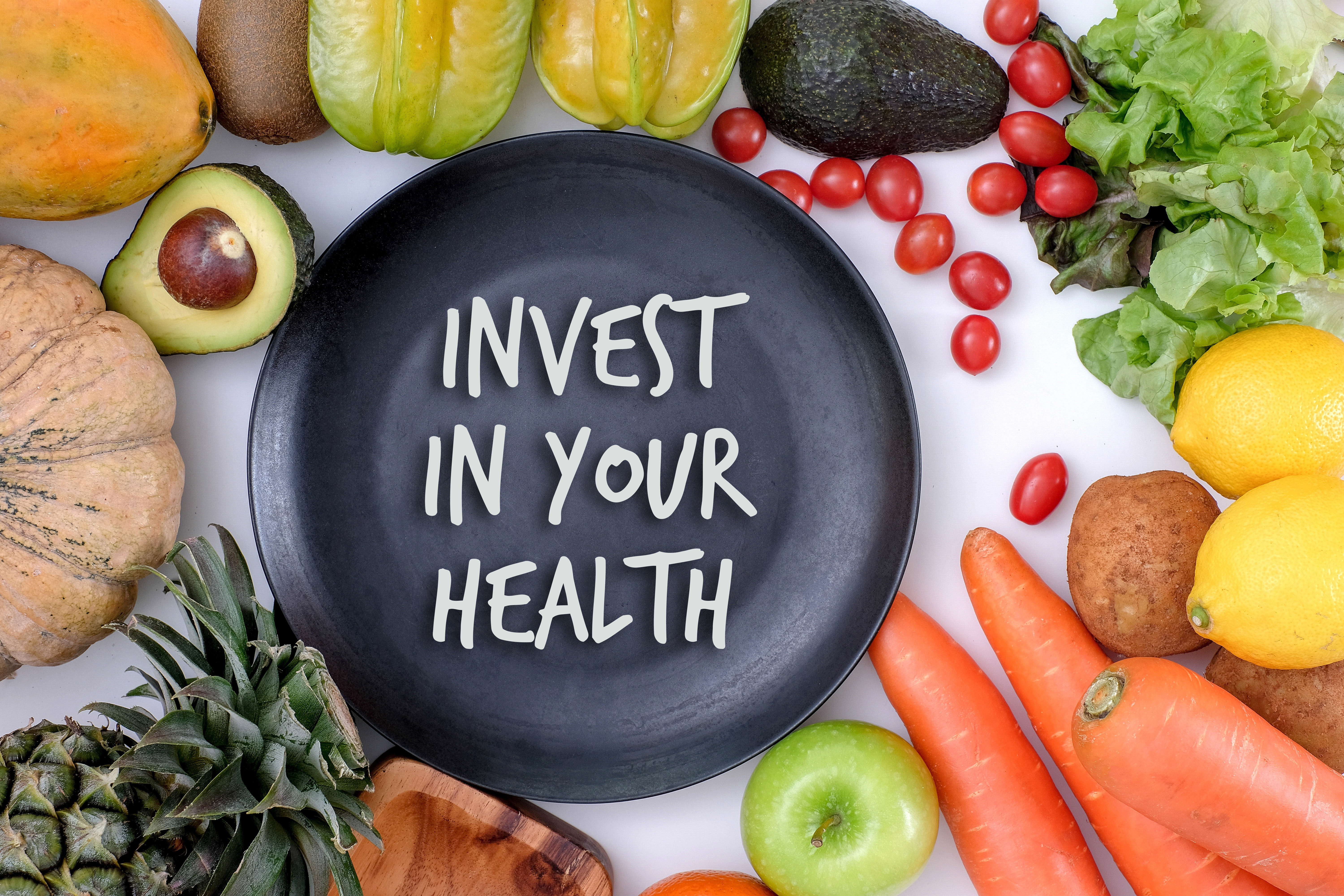 Invest in your health , Healthy lifestyle concept with ...